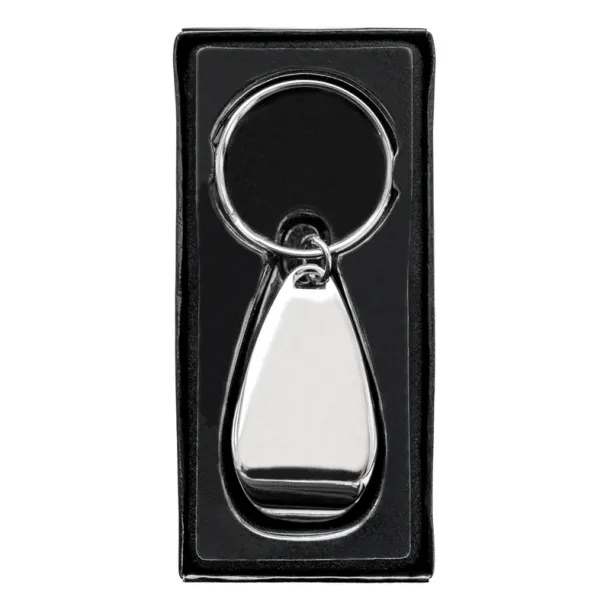  Keyring, bottle opener silver