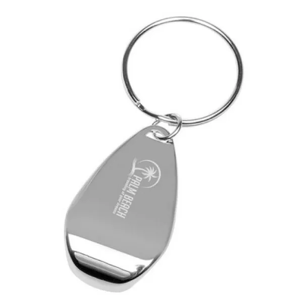  Keyring, bottle opener silver