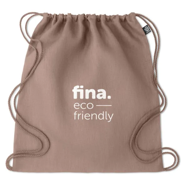 NAIMA BAG Hemp drawstring bag 200 gr/m² Brown