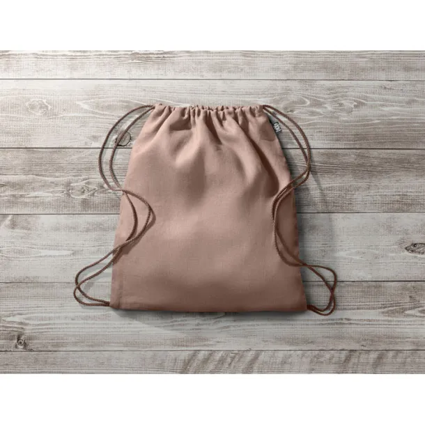 NAIMA BAG Hemp drawstring bag 200 gr/m² Brown