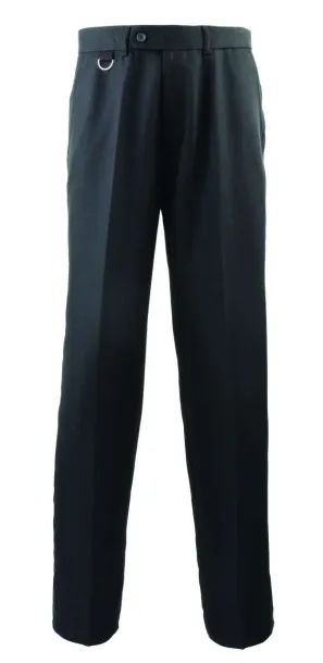  MEN’S FLAT FRONT HOSPITALITY TROUSER - Premier Black