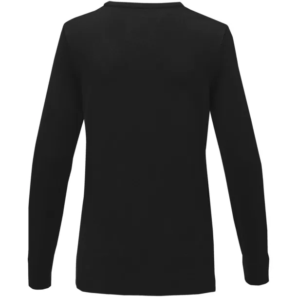 Merrit women's crewneck pullover - Elevate Life Solid black