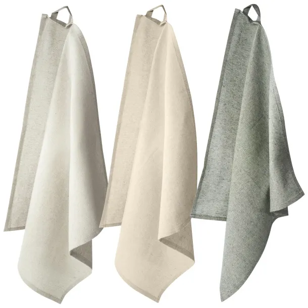 Pheebs kuhinjski ručnik od recikliranog pamuka Heather grey