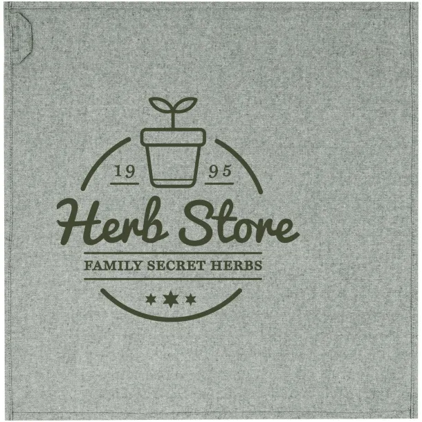 Pheebs 200 g/m² recycled cotton kitchen towel Heather green