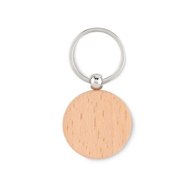 TOTY WOOD Round wooden key ring Wood