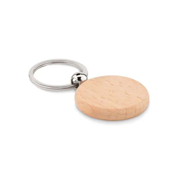 TOTY WOOD Round wooden key ring Wood