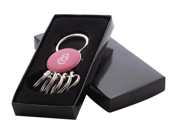 Cinco keyring Silver