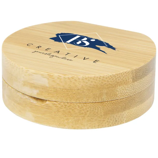Afrodit bamboo pocket mirror Natural