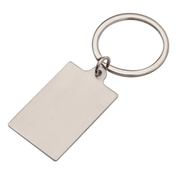 VISIBLE metal key ring Silver