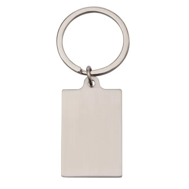 VISIBLE metal key ring Silver