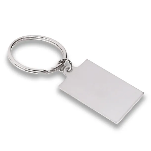 VISIBLE metal key ring Silver