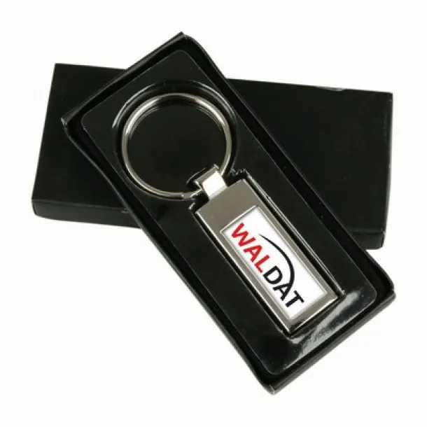  Rectangular keyring Srebrna