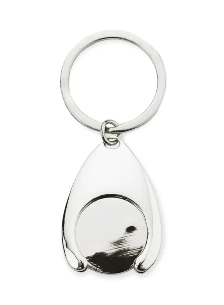 TOKEN Keychain 2 w 1 silver