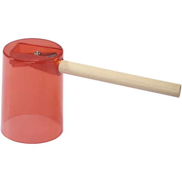 Hef 12-piece coloured pencil set with sharpener Red