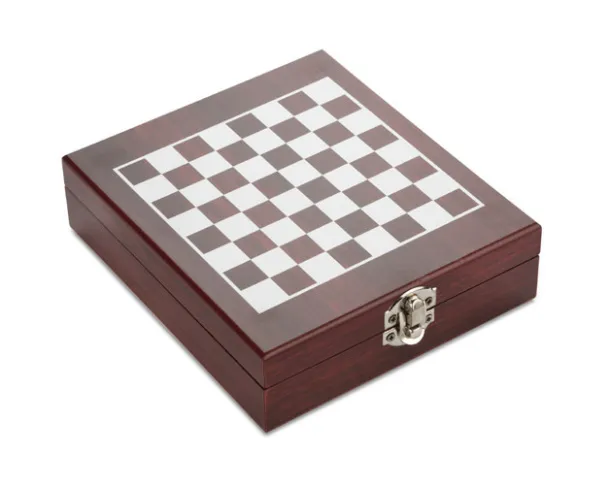 TREBB Wine set with chess Brown