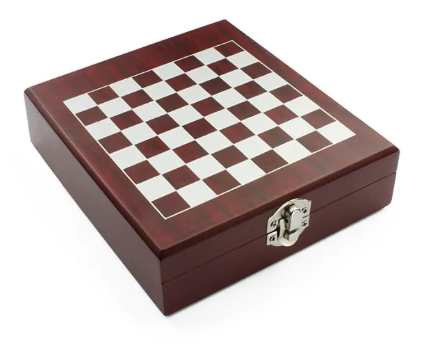 TREBB Wine set with chess Smeđa