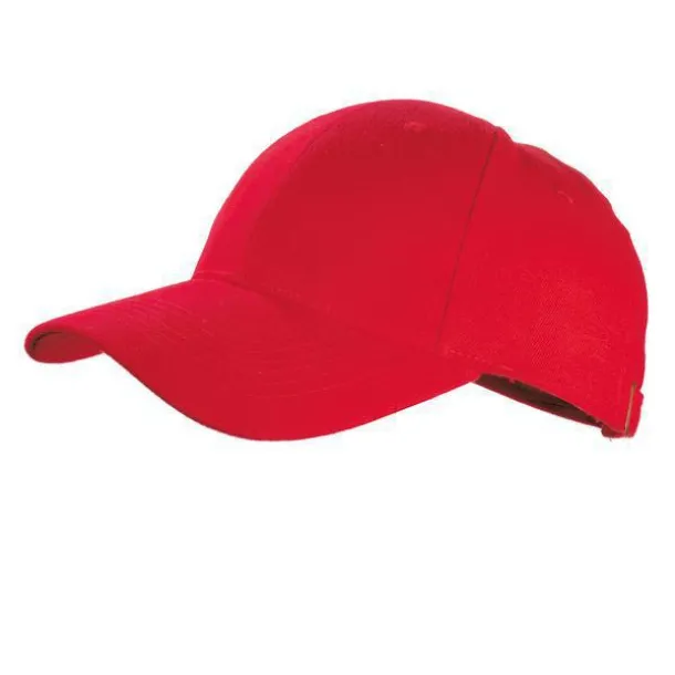 SANTAREM 6 panel cap Red