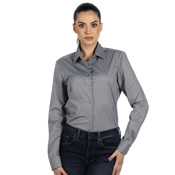 GRANT LSL WOMEN Women's long sleeve shirt Gray