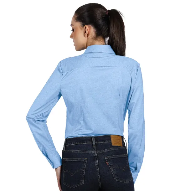 GRANT LSL WOMEN Women's long sleeve shirt Light blue