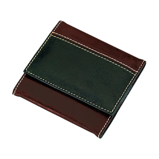 LISNICA KOŽNA SMEĐ/PLA SLIM GLAT wallet