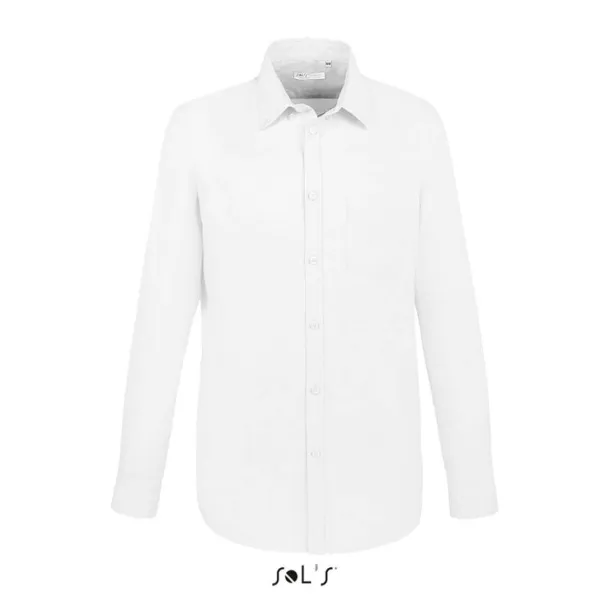  SOL'S BOSTON FIT - LONG SLEEVE OXFORD MEN'S SHIRT - SOL'S White