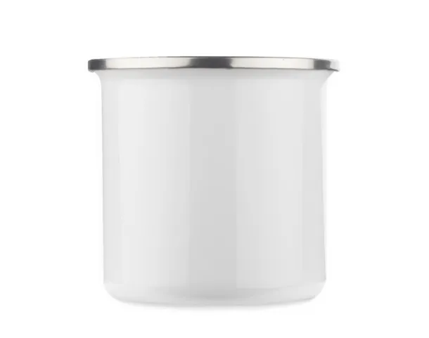 SUBLIM emajlirana šalica 380 ml White