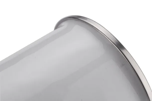 SUBLIM emajlirana šalica 380 ml White