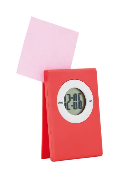 Sfera table clock Red
