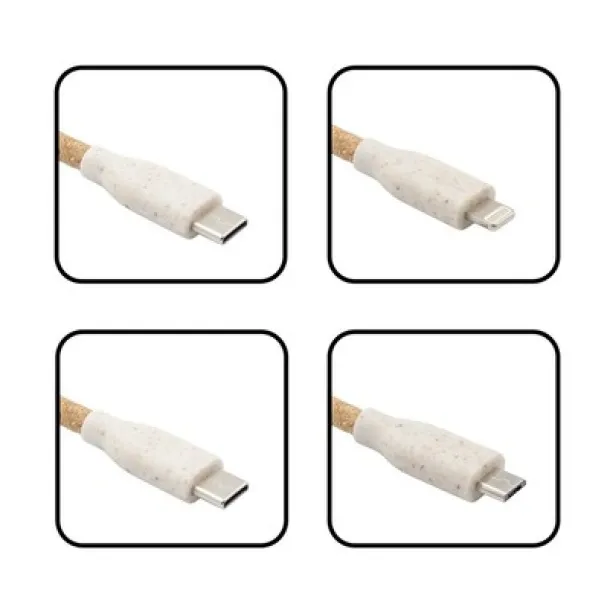 Brent Cork charging cable B'RIGHT neutral