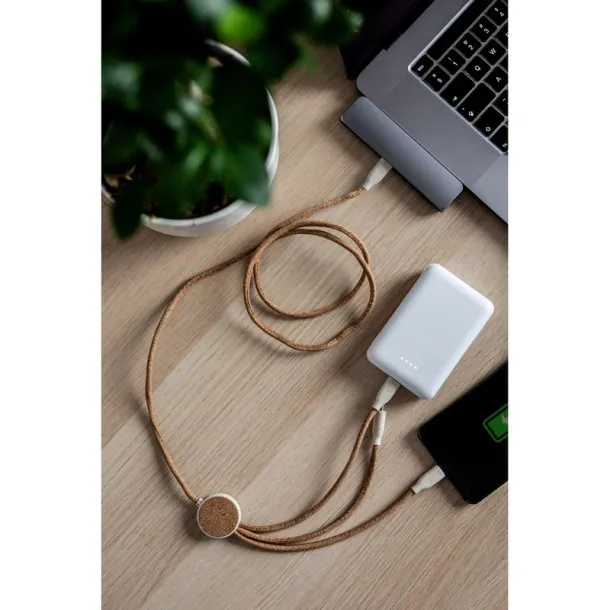 Brent Cork charging cable B'RIGHT neutral