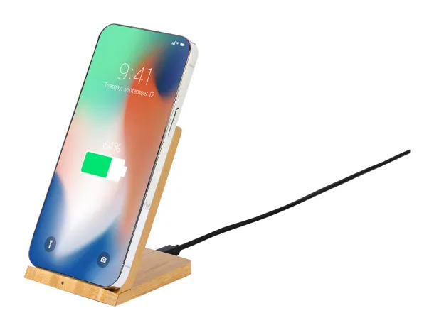 Steward wireless charger mobile holder Natural