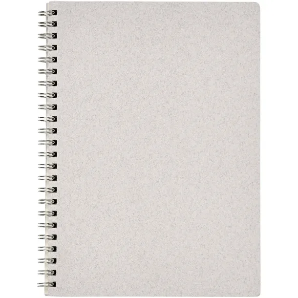 Bianco A5 size wire-o notebook - Luxe White