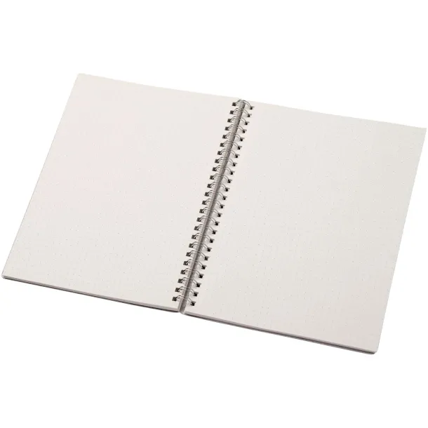 Bianco A5 size wire-o notebook - Luxe White