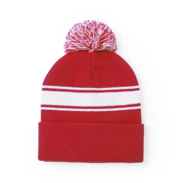  Winter hat Crvena