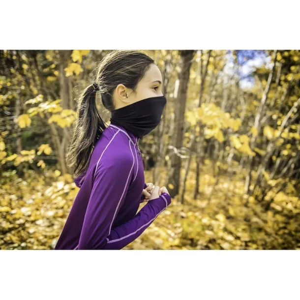  Face and neck cover, children size Crna