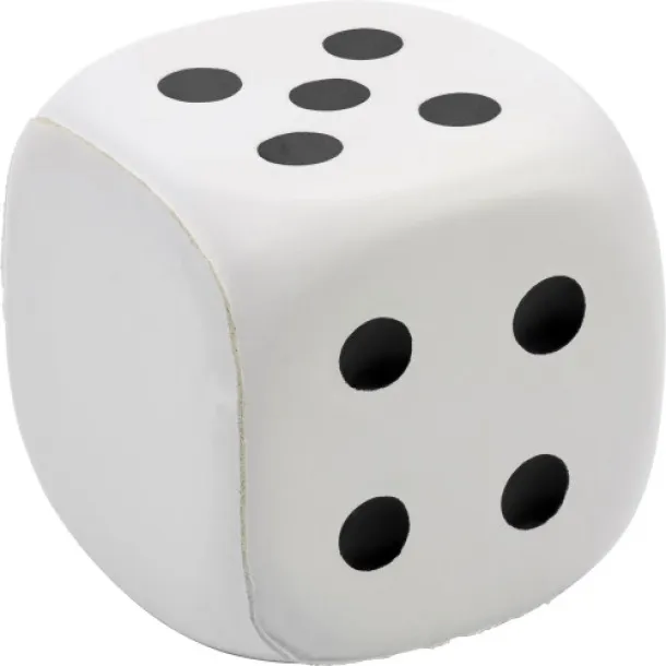  PU foam dice Javier white