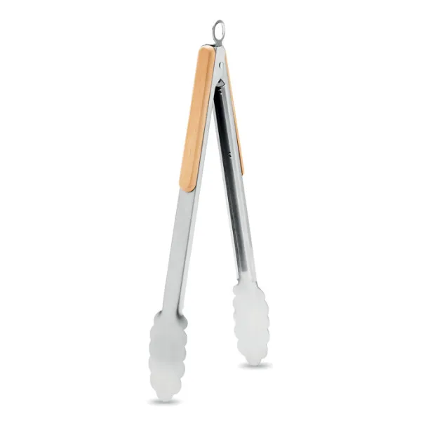 INIQ Stainless Steel Tongs Wood