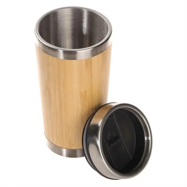  Bamboo travel mug 450 ml wood