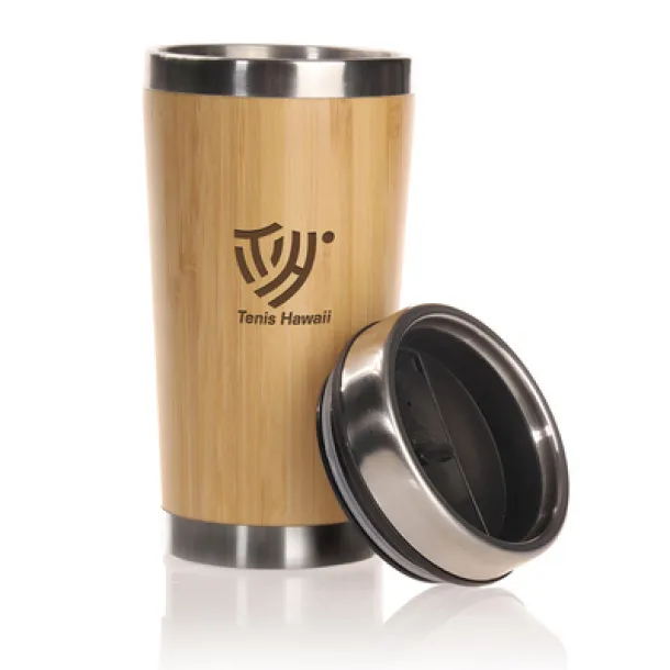  Bamboo travel mug 450 ml wood