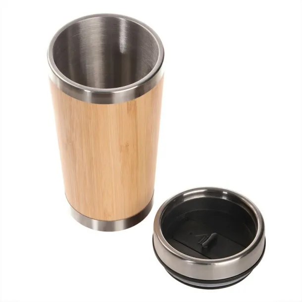  Bamboo travel mug 450 ml wood