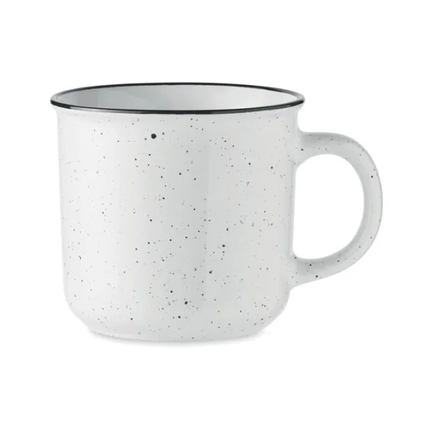 PIGA Ceramic vintage mug 400 ml White