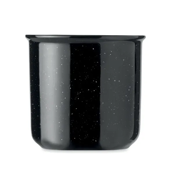 PIGA Ceramic vintage mug 400 ml Black