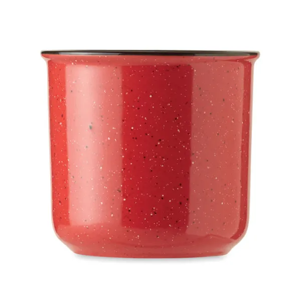 PIGA Ceramic vintage mug 400 ml Red