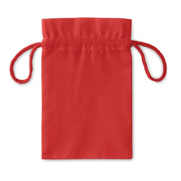 TASKE SMALL Small Cotton draw cord bag Red