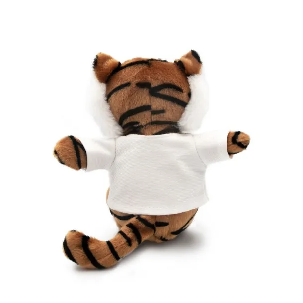 Finn RPET plush tiger brown