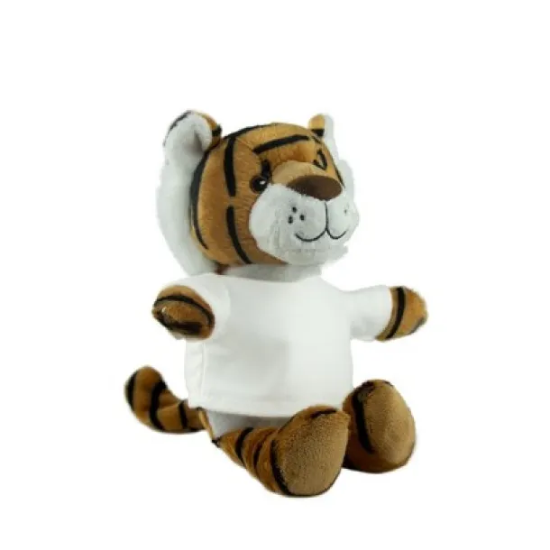 Finn RPET plush tiger brown