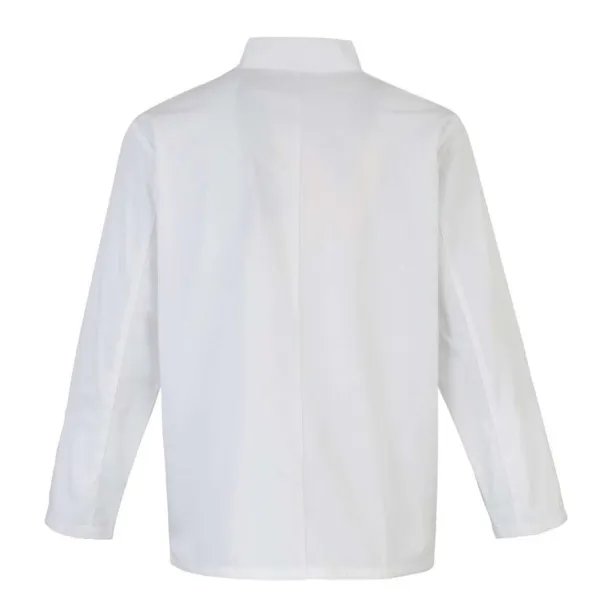  CHEF'S LONG SLEEVE STUD JACKET - Premier White