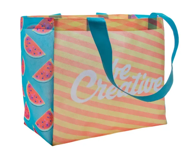 SuboShop B custom non-woven shopping bag White