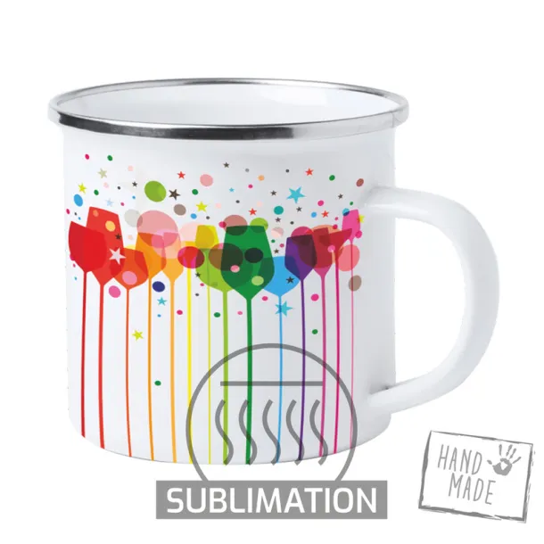  Metal mug 360 ml Bijela