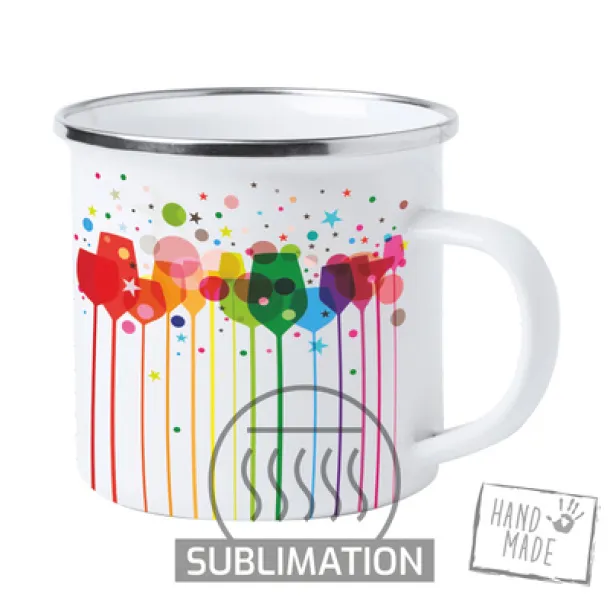  Metal mug 360 ml Bijela